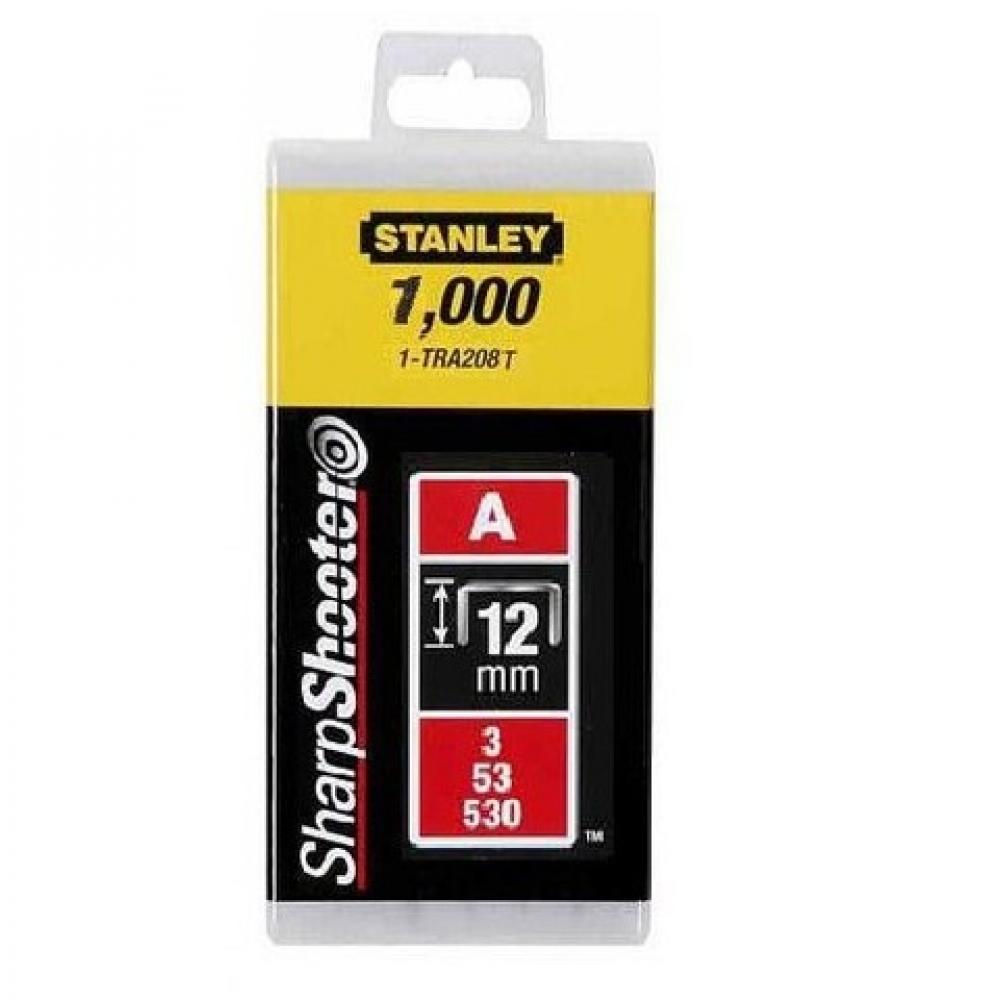 Stanley Скоба для степлера тип a12мм х 1000шт Stanley 1-TRA208T