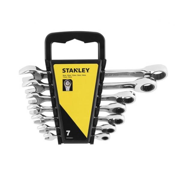 Stanley Набор из 7-ми комбинированных ключей с храп.мех. Stanley STMT82846-0