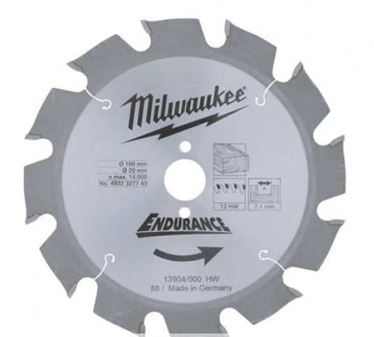 MILWAUKEE Диск пильный для циркулярок 210х30 Z54 дерево/цвет.метал. MILWAUKEE 4932346513