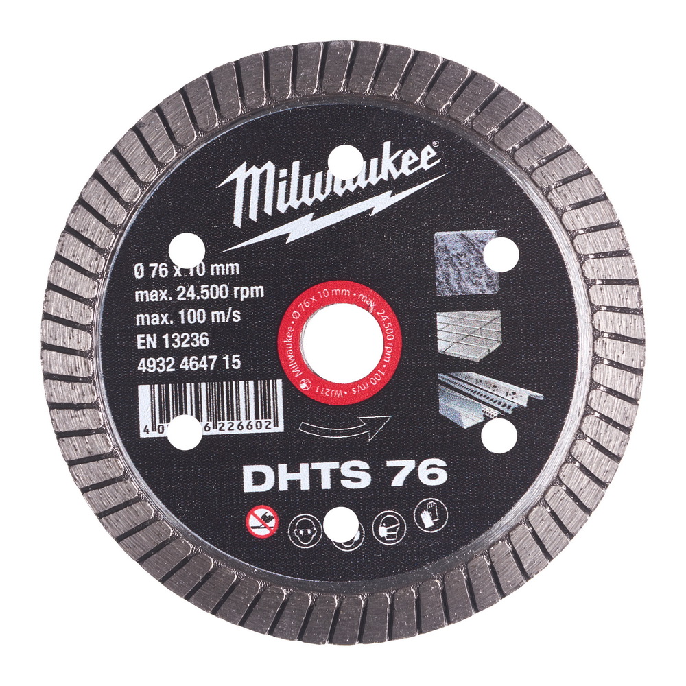 MILWAUKEE Алмазный диск DHTS 76 MILWAUKEE 4932464715
