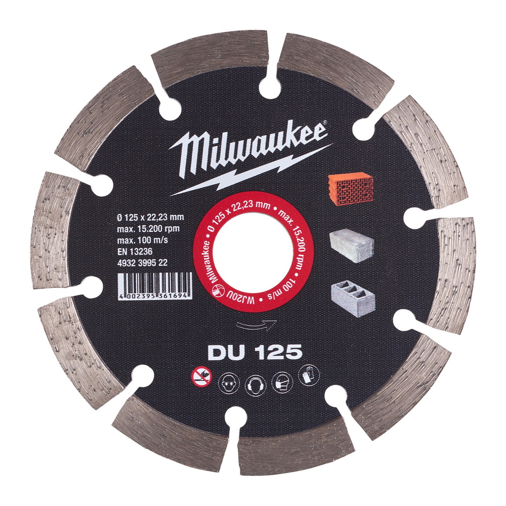 MILWAUKEE Алмазный диск DU 125 мм MILWAUKEE 4932399522