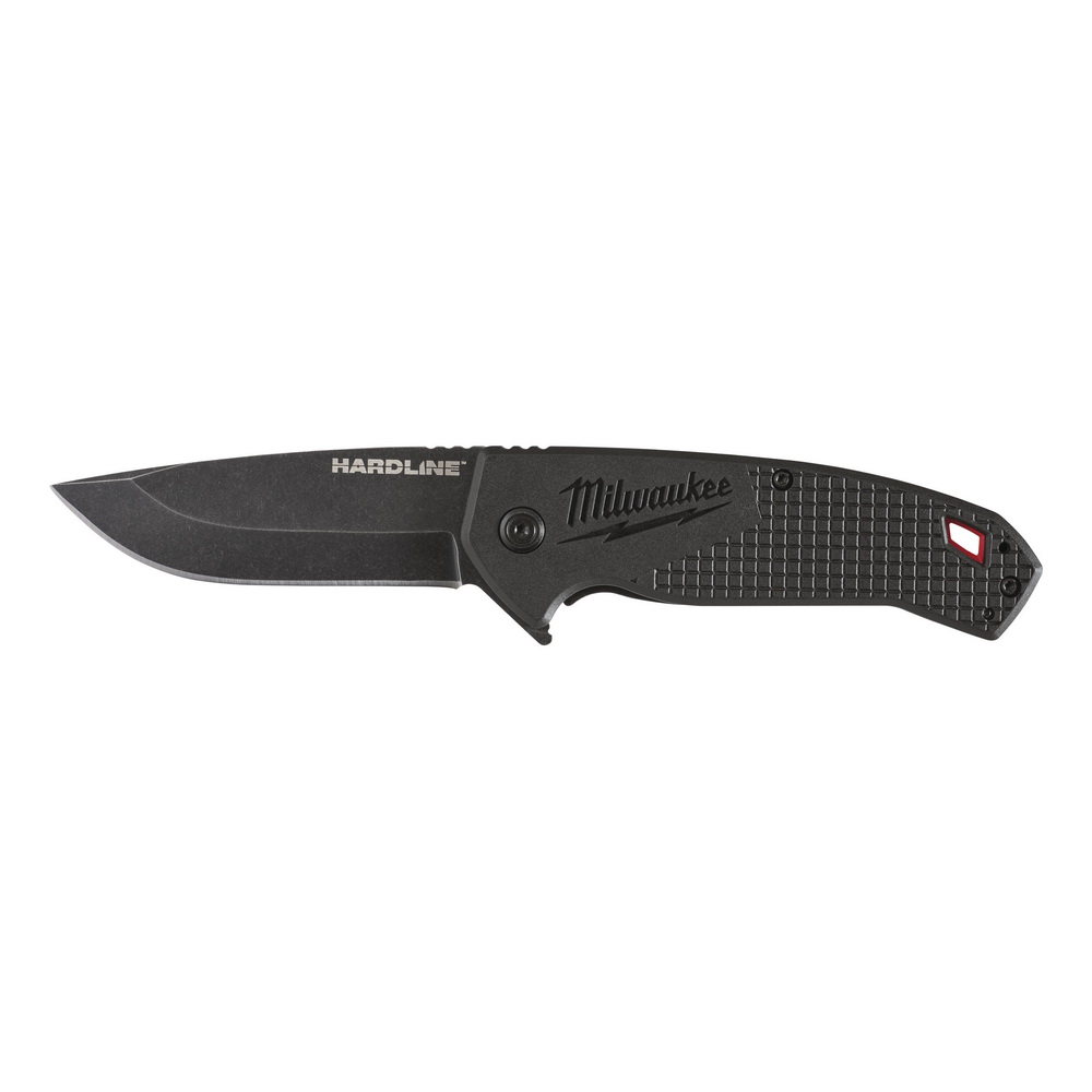 MILWAUKEE Нож раскладной (черный), Hardline Folding Knife Smooth MILWAUKEE 48221994