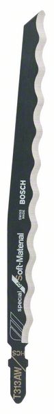 BOSCH Пилка для лобзика T 313 AW Special for Soft Material BOSCH 2608635187