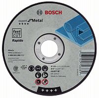 BOSCH Отрезной круг 125х1мм Expert for Metal Rapido по металлу прямой BOSCH 2608603396