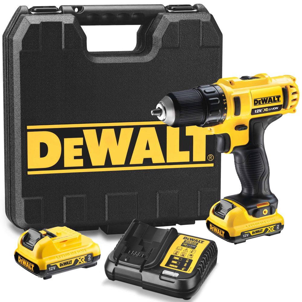DEWALT Дрель-шуруповерт 10.8 В 2 XR АКБ Li-Ion 2.0 Ач БЗУ DEWALT DCD710D2