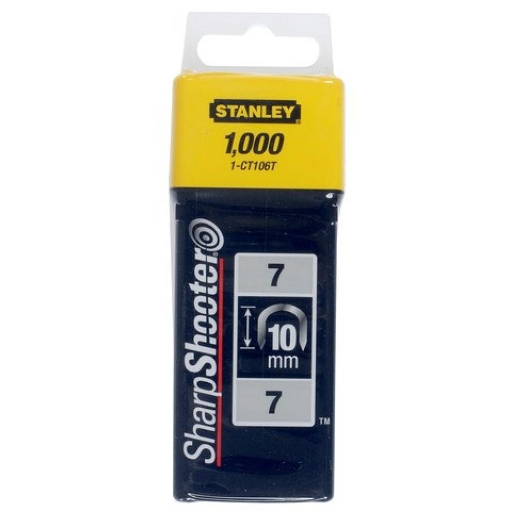 Stanley Скоба для степлера тип 7 10мм х 1000шт Stanley 1-CT106T