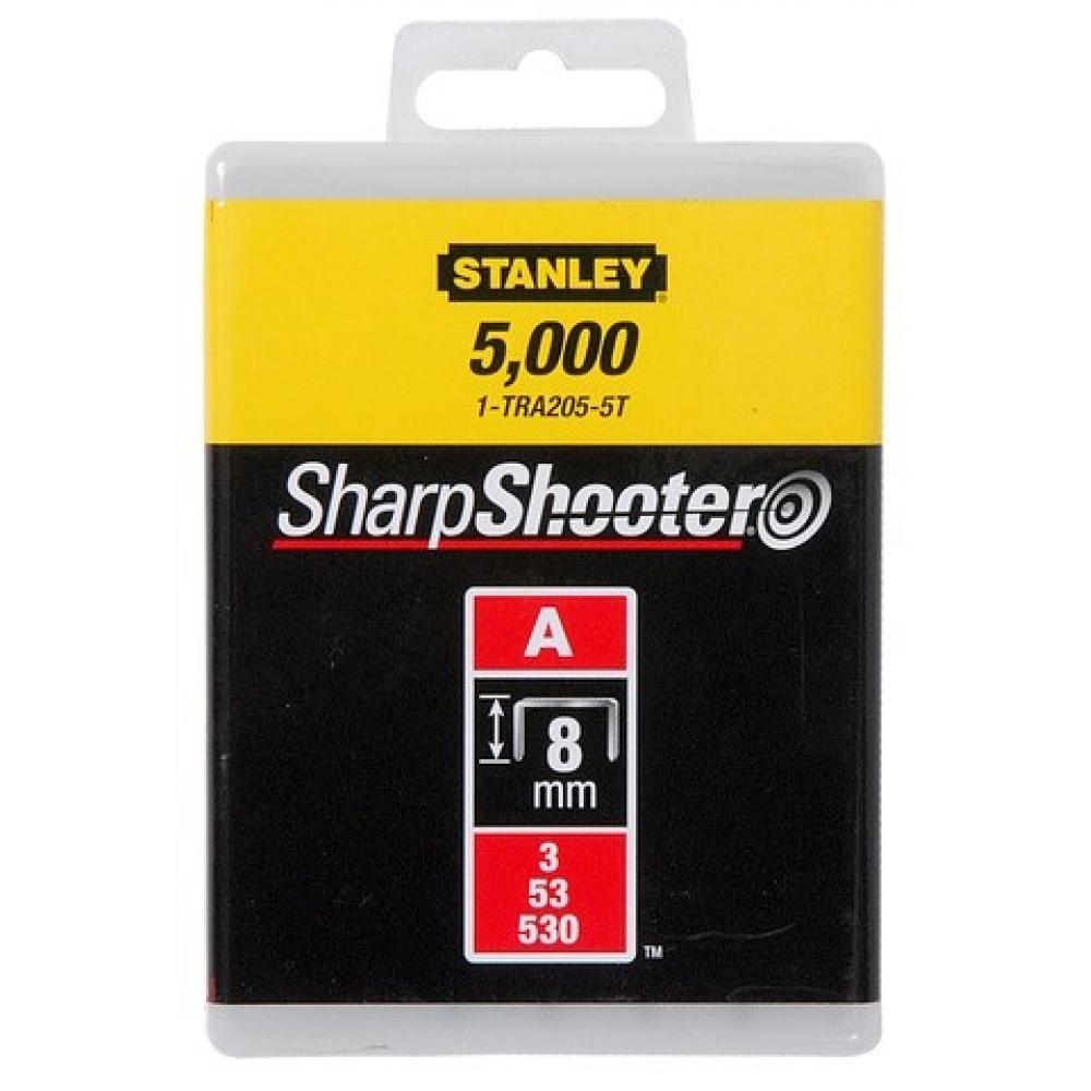 Stanley Скоба для степлера тип a 8мм х 5000шт Stanley 1-TRA205-5T