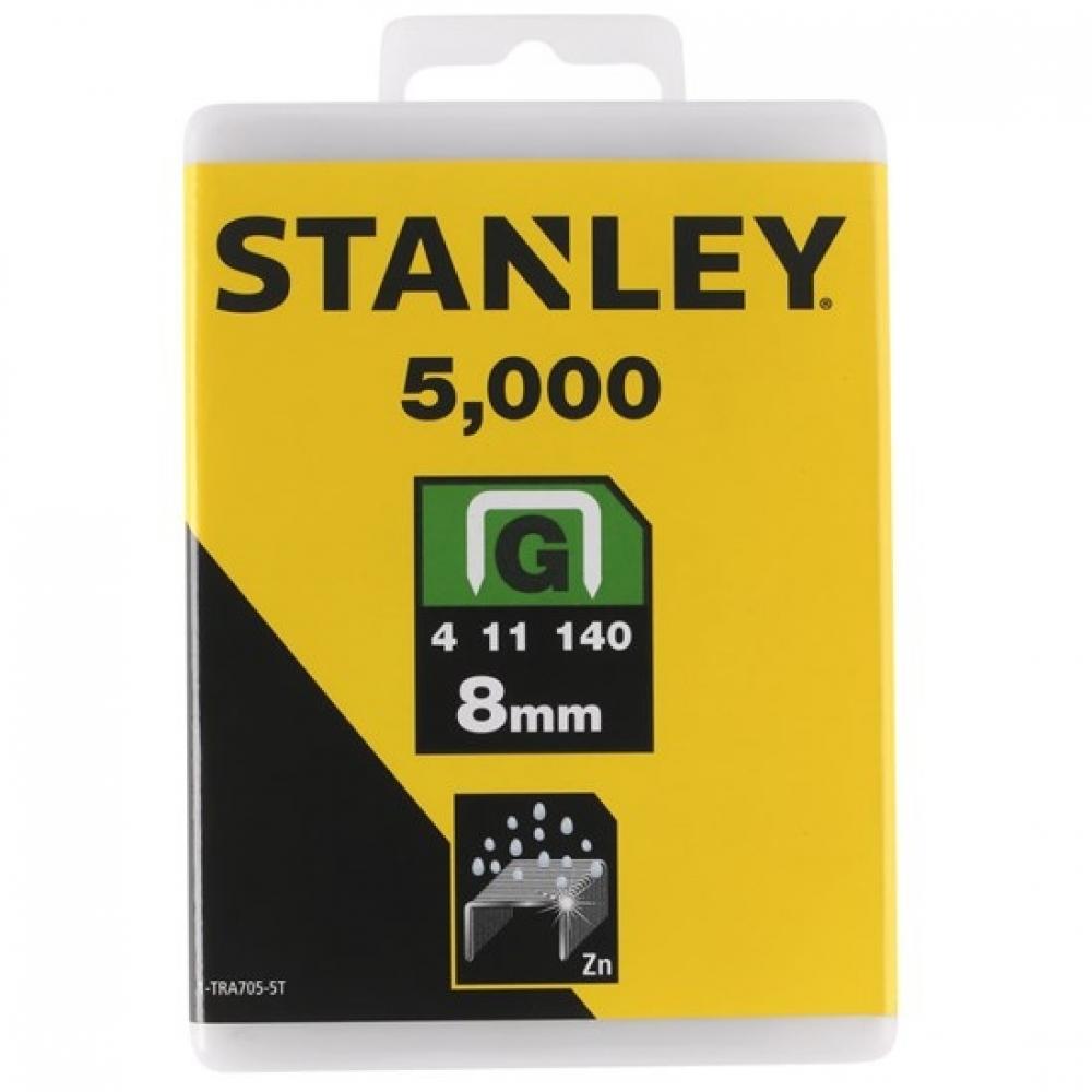 Stanley Скоба для степлера тип g 8мм х 5000шт Stanley 1-TRA705-5T