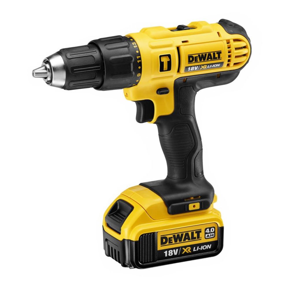 DEWALT Дрель-шуруповерт ударная DCD776 18.0 В XR 2 АКБ Li-Ion 4.0Ач Ач ЗУ DEWALT DCD776M1T-QW DCD776M1T