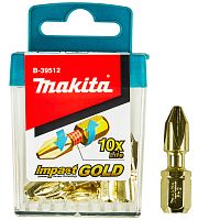 MAKITA Набор насадок Impact Gold PH2, 25 мм, C-form (15 шт.) MAKITA B-39512-10