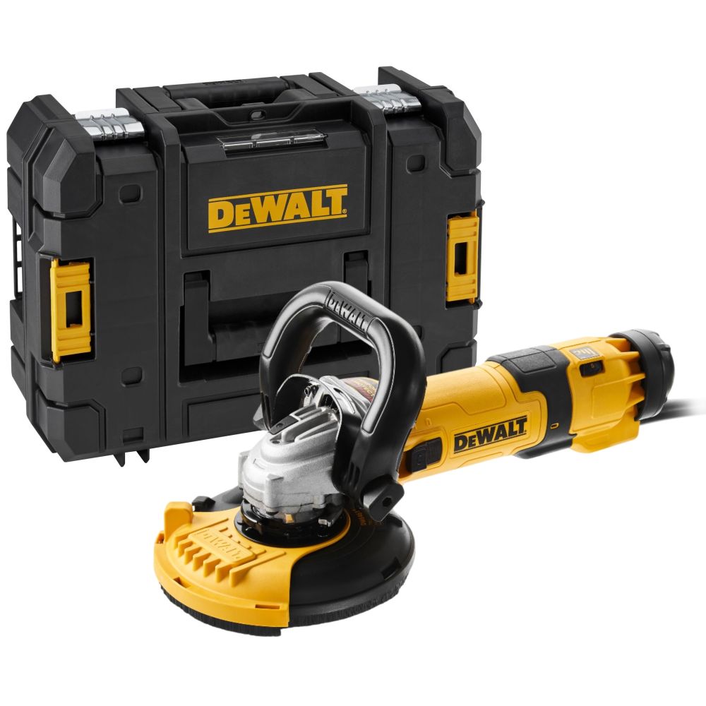 DEWALT Углошлифмашина 125 мм 1500 Вт в комплекте шлифчашка DEWALT DWE4257KT