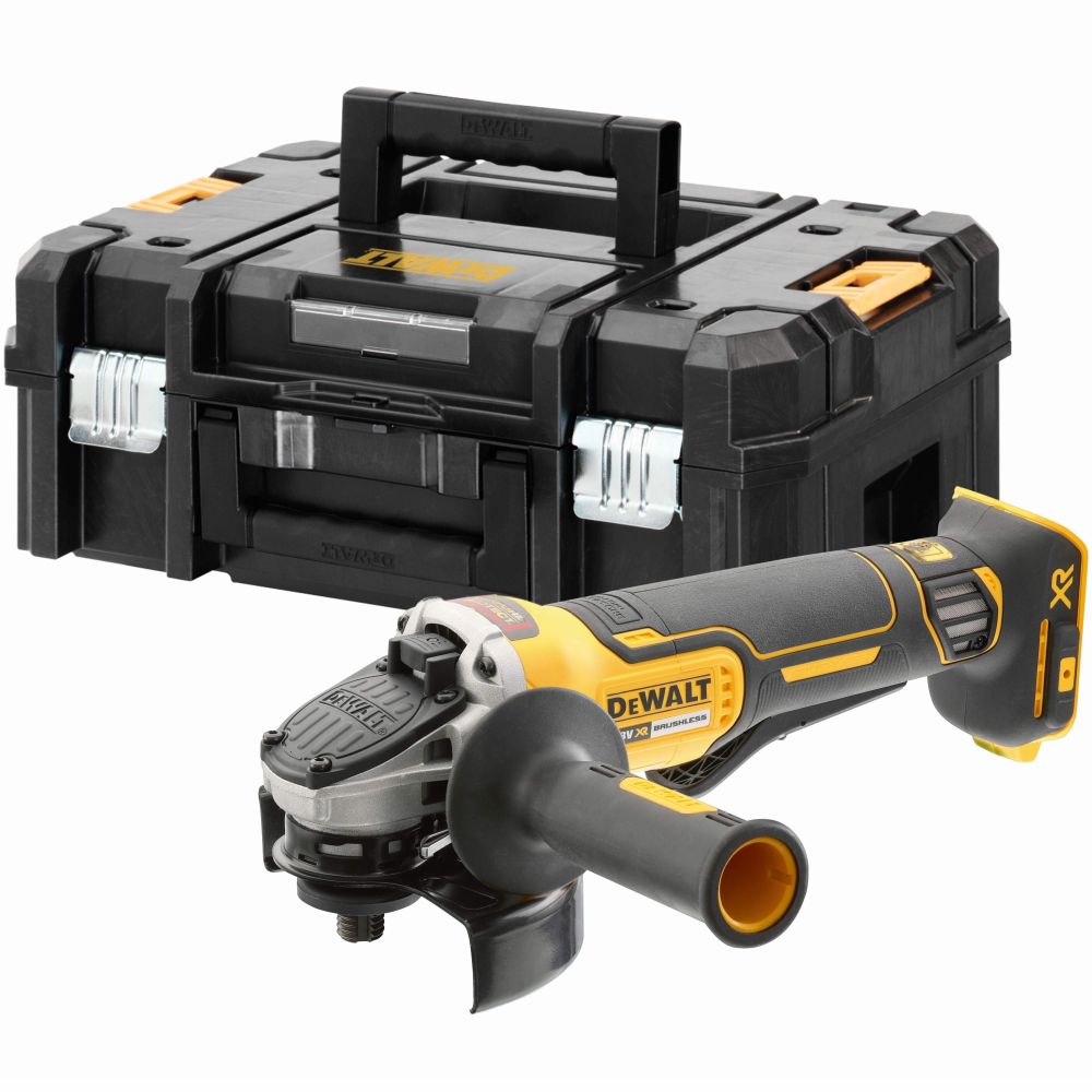 DEWALT Угловая аккумуляторная шлифмашина с бесщеточным двигателем DCG406 18В XR без АКБ и БЗУ DEWALT DCG406NT