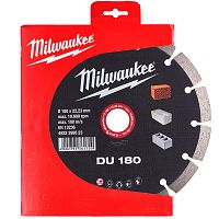 MILWAUKEE Алмазный диск DU 180mm MILWAUKEE 4932399523