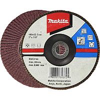 MAKITA Лепестковый шлифовальный диск А40, 180мм, стекловолокно, плоский MAKITA D-27333