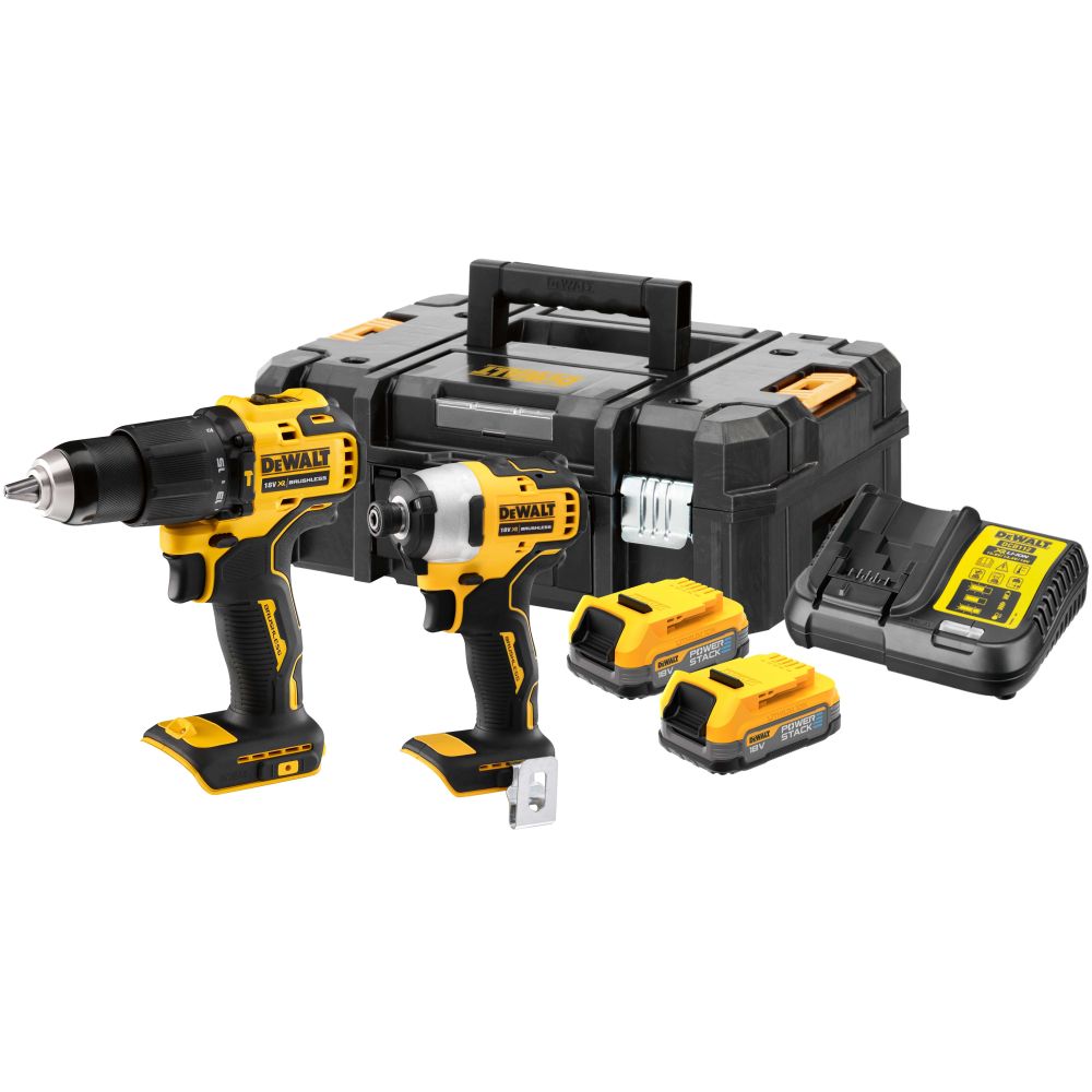 DEWALT Набор удар.шуруповерт+винтоверт DCD709+DCF809 DEWALT DCK2062E2T