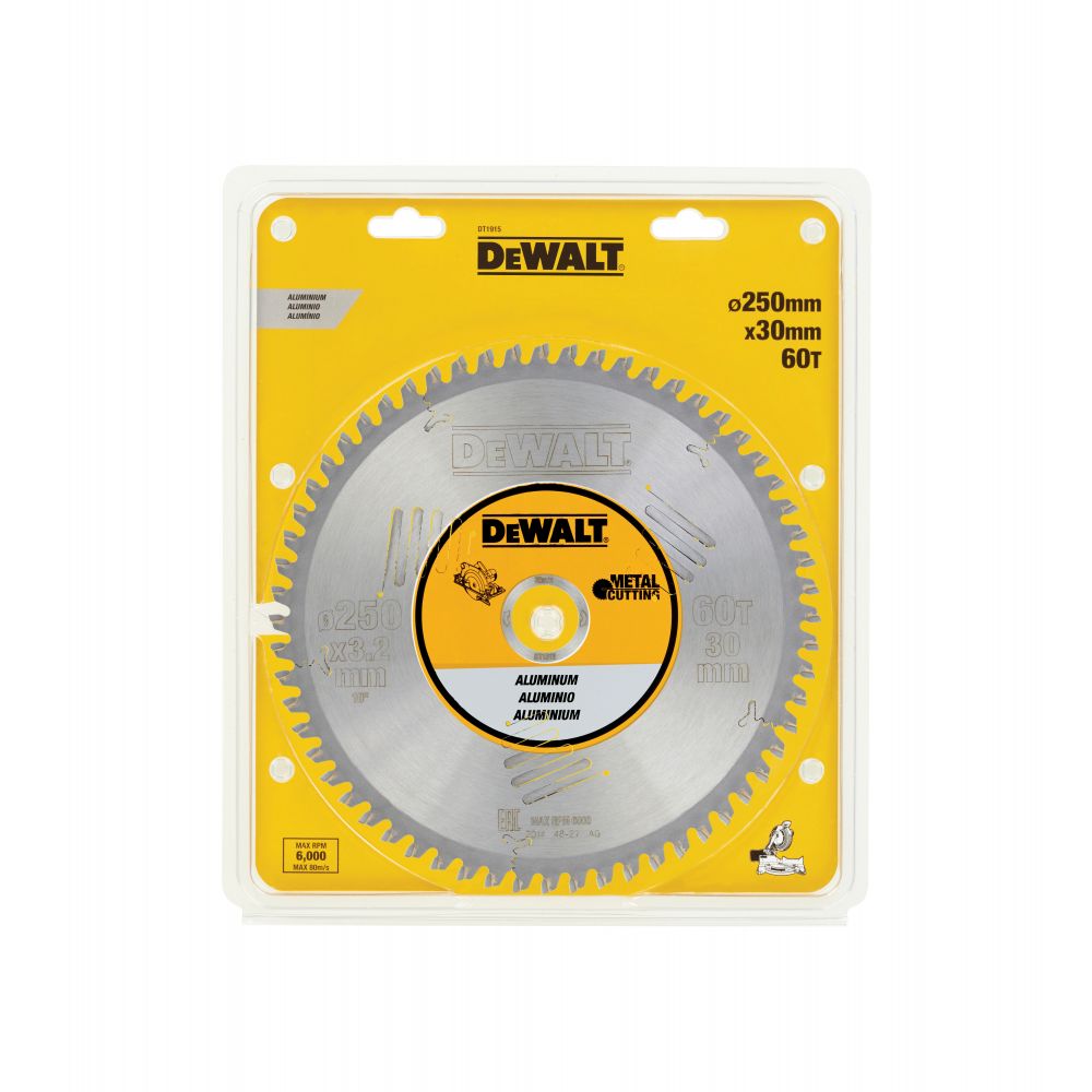 DEWALT Пильный диск по алюминию EXTR 250/30 60 TCG -5 DEWALT DT1915-QZ