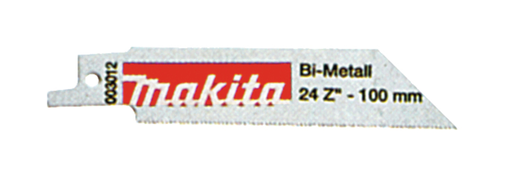 MAKITA Сабельная пилка для металла 100x1,0x24TPI, 5 шт. MAKITA P-04896