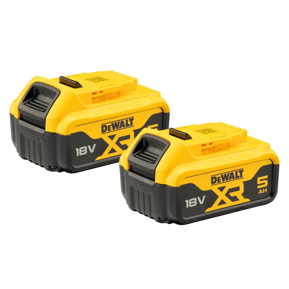 DEWALT Набор: аккумуляторы DCB184 (2*5.0Аh) DEWALT DCB184P2