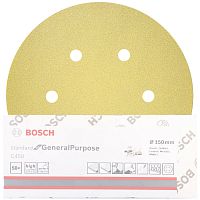 BOSCH Шлифлист C450 Standard for General Purpose 6 отв. 150 К120 BOSCH 2608621725