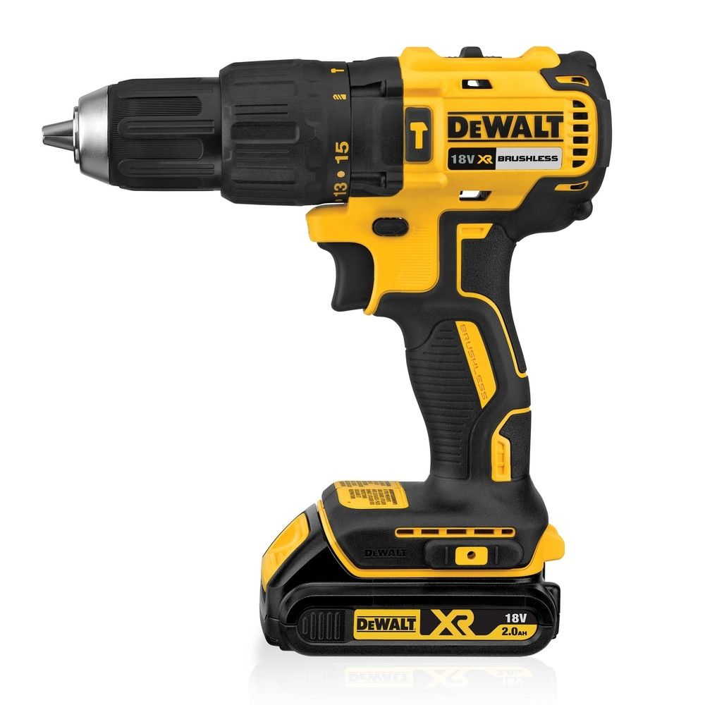 DEWALT Дрель-шуруповерт ударная 18.0 В 2 АКБ 2,0 Ач ЗУ DEWALT DCD778D2T