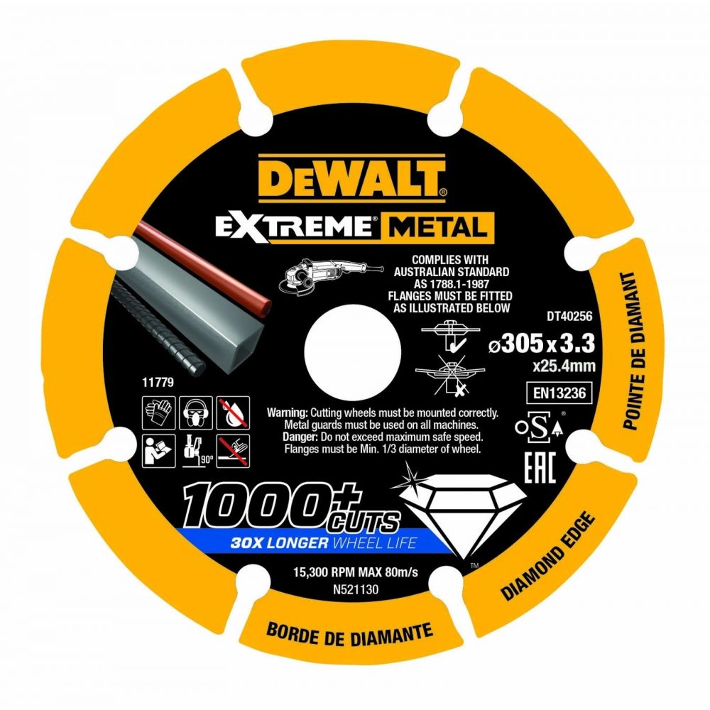 DEWALT Алмазный диск отрезной по металлу 305x25 DEWALT DT40256-QZ