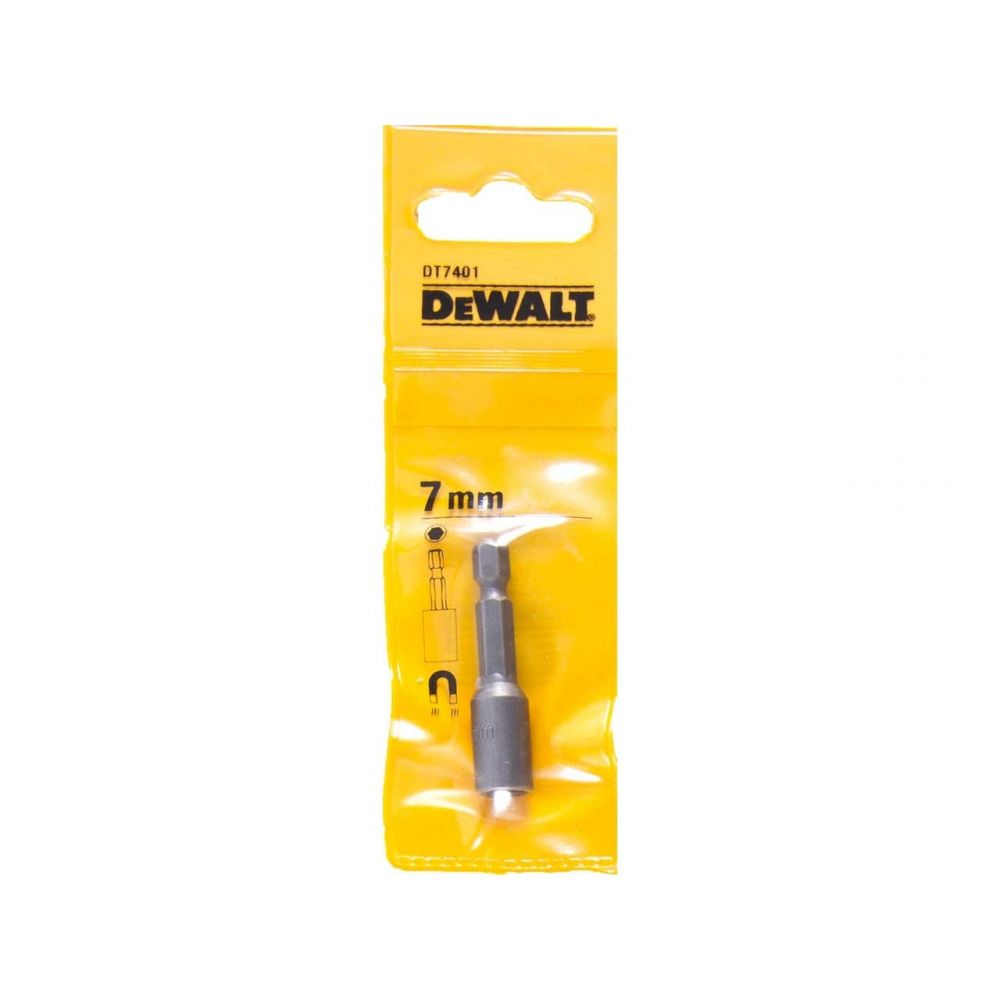DEWALT Торцевый ключ 1/4 N7х50мм, магнитный DEWALT DT7401-QZ