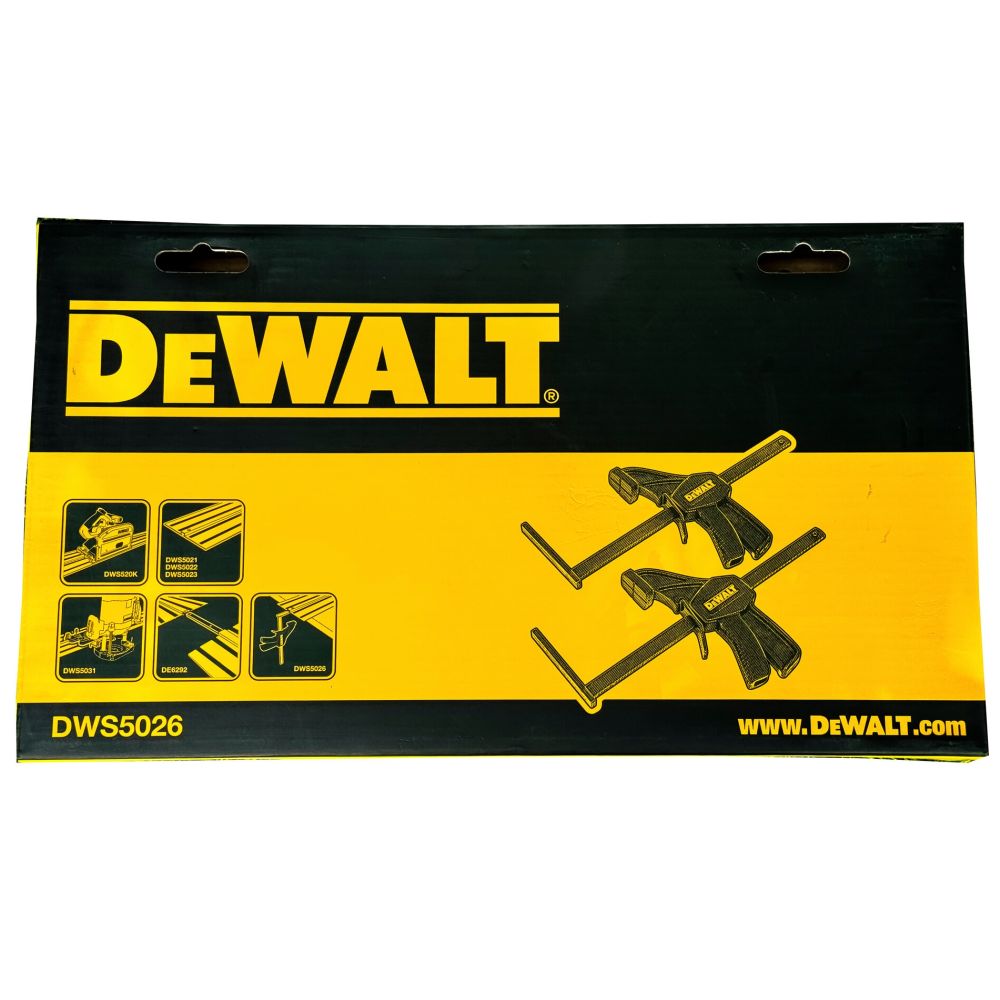 DEWALT Комплект струбцин для направляющих шин 2 шт DEWALT DWS5026