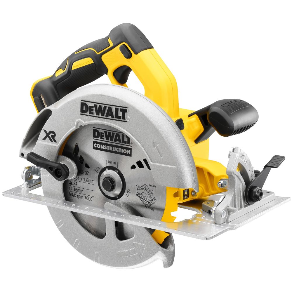 DEWALT Пила дисковая 18 В XR 184 мм без АКБ и ЗУ DEWALT DCS570N
