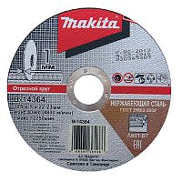 MAKITA Абразивный отрезной диск для нержавеющей стали плоский A60T, 125х1х22,23 MAKITA B-14364