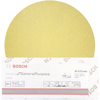 BOSCH Шлифлист C450 Standard for General Purpose без отв. 125 К80 (-50-) BOSCH 2608621750