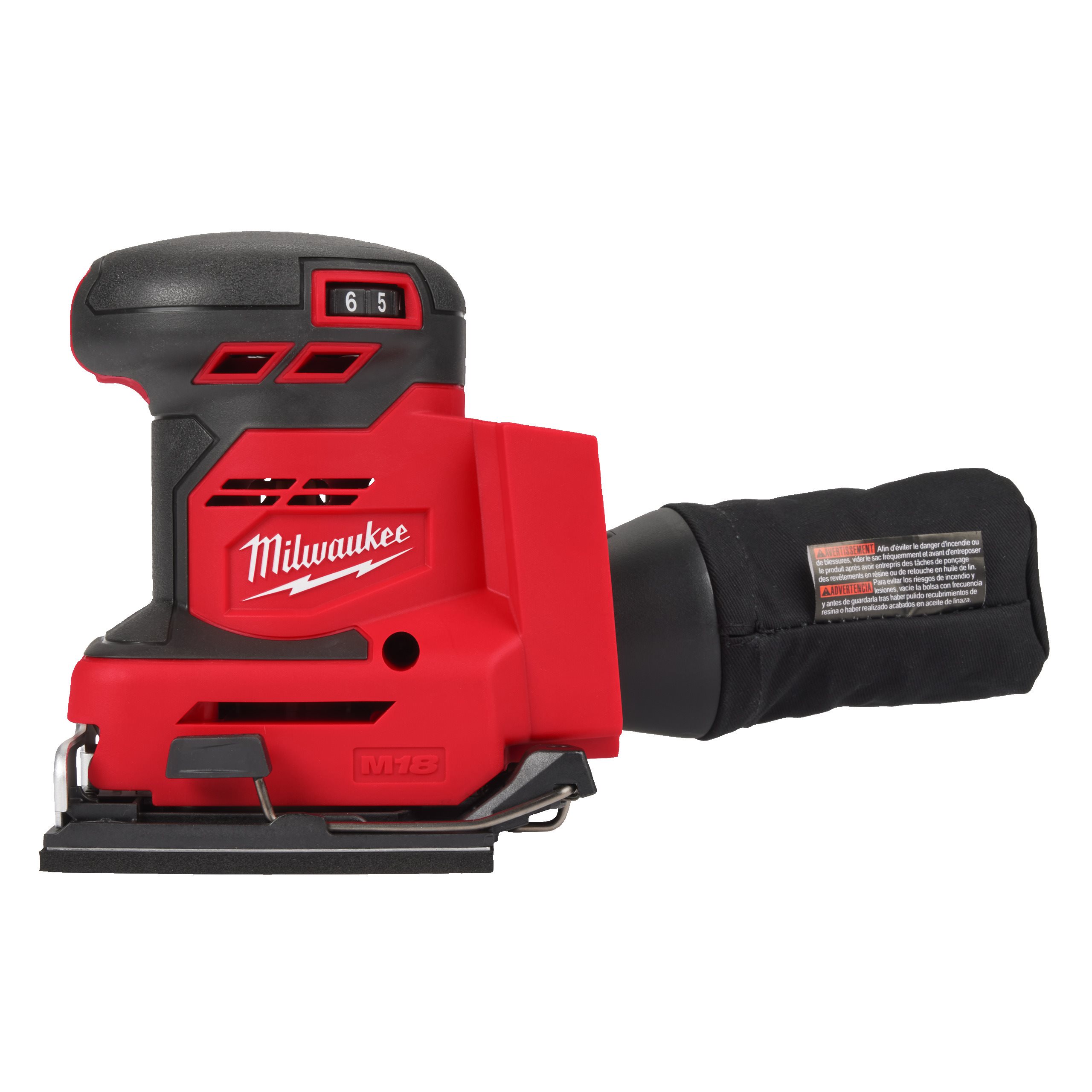 MILWAUKEE 4933479966 M18 BQSS-0 SOLO Шлифмашина ленточная аккумуляторная (18V, 113 x 104 мм, 11000-13000 об/мин )