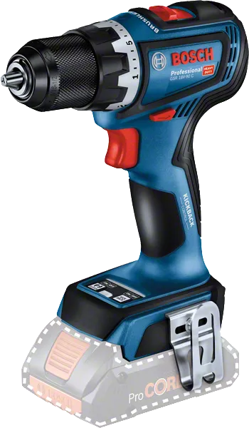 BOSCH Аккумуляторн. дрель-шуруповерт Li-Ion 18 В GSR 18V-90 C BOSCH 06019K6000