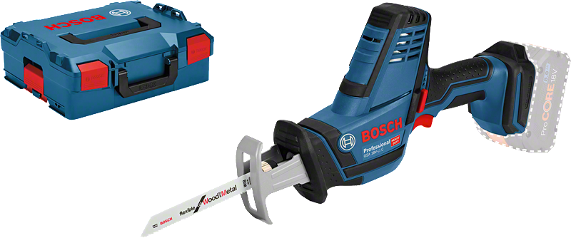 BOSCH Аккум. сабельная пила GSA 18 V-LI C L-BOXX (18.0 В, БЕЗ АККУМУЛЯТОРА, дерево до 200 мм, металл до 20 BOSCH GSA 18 V-LI C 06016A5001
