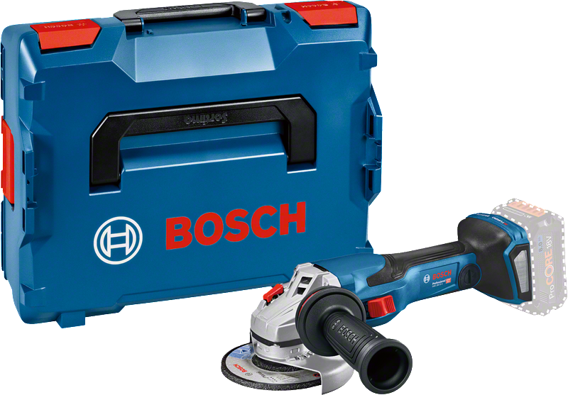 BOSCH Аккум. углошлифмашина GWS 18V-15 C L-BOXX (18.0 В, БЕЗ АККУМУЛЯТОРА, диск 125х22.0 мм) BOSCH GWS 18V-15 C 06019H6000