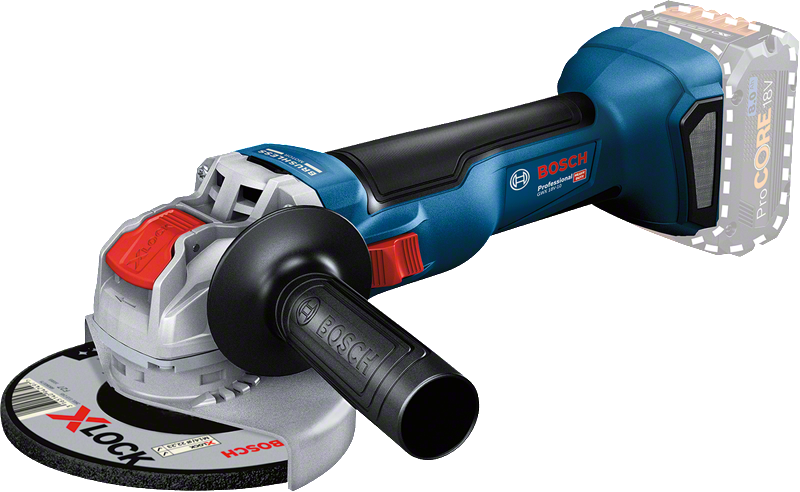 BOSCH Solo Углошлифмашина GWX 18V-10 X-LOCK аккумуляторная, без АКБ иЗУ BOSCH GWX 18V-10 06017B0100