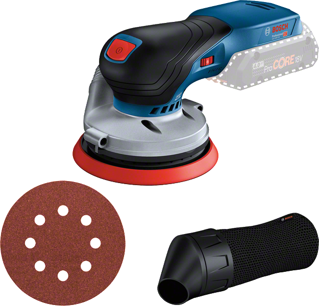 BOSCH Solo Эксцентриковая шлифмашина GEX 18V-125 аккумуляторная (без АКБ и ЗУ / 125мм / Коробка) BOSCH GEX 18V-125 0601372201