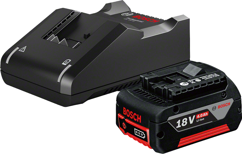 BOSCH Комплект аккумулятор 18.0 В GBA18 V 1 шт. + зарядное устройство GAL 18V-40 (Набор GBA 18 V 4,0Ah 1 ш BOSCH 1600A01B9Y