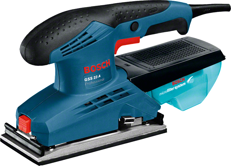 BOSCH Виброшлифмашина GSS 23 A в кор. (190 Вт, шлифпластина 92 х 182 мм, 24000 об/мин) BOSCH GSS 23 A 0601070400
