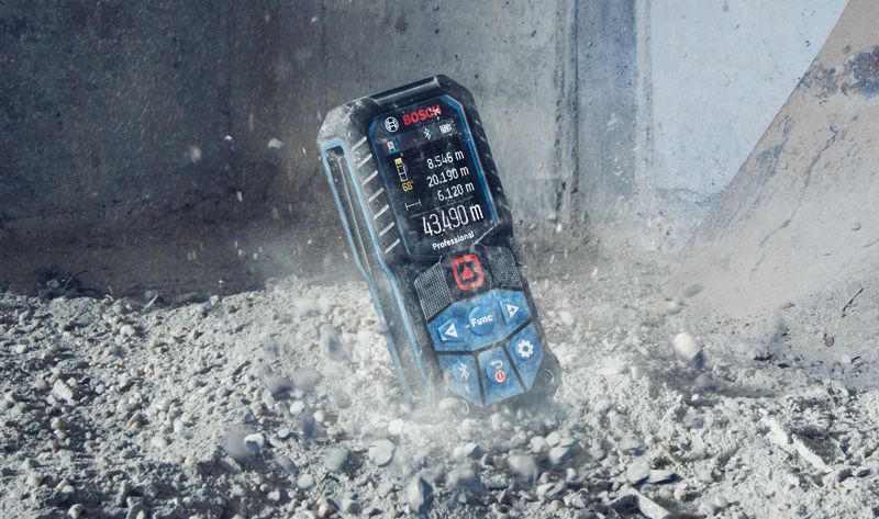 BOSCH 0601072T00 Дальномер лазерный GLM 50-27 C в кор. (0.05 - 50 м, +/- 2 мм/м, IP 65)