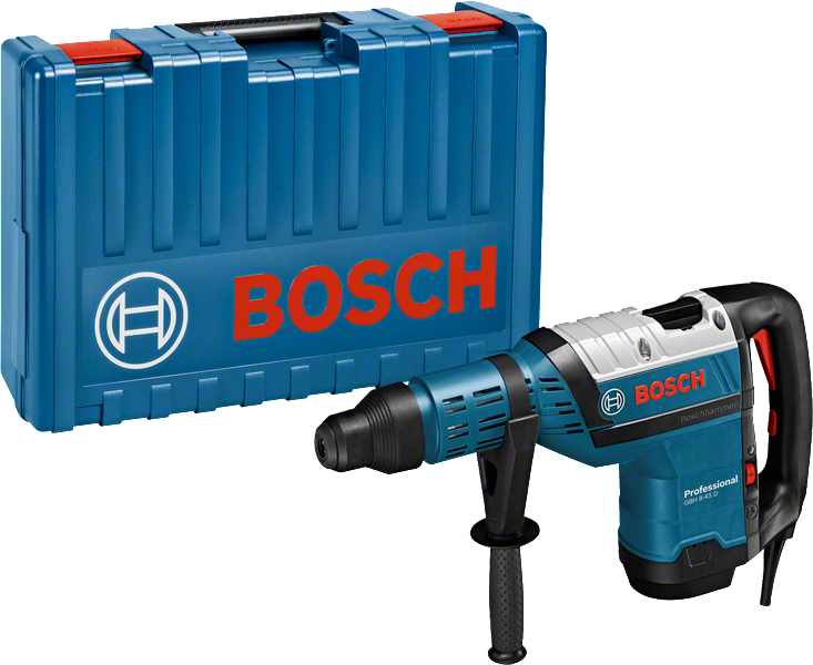 BOSCH Перфоратор GBH 8-45 D в чем. (1500 Вт, 12.5 Дж, 3 реж., патрон SDS-MAX, вес 8.2 кг) BOSCH GBH 8-45 D 0611265100