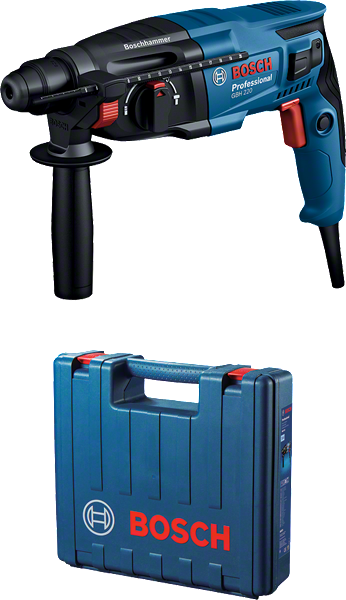 BOSCH Перфоратор GBH 220 в чем. (720 Вт, 2.0 Дж, 3 реж., патрон SDS-plus, вес 2.3 кг) BOSCH GBH 220 06112A6020