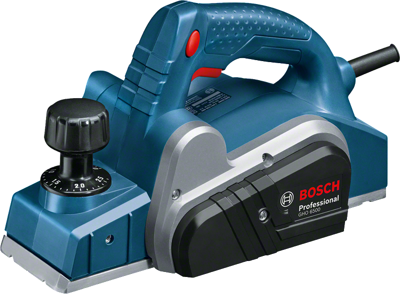 BOSCH Рубанок электрический GHO 6500 в кор. (650 Вт, шир. до 82 мм, глуб. до 2.6 мм) BOSCH GHO 6500 0601596000