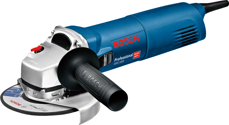 BOSCH Одноручная углошлифмашина GWS 1400 в кор. (1400 Вт, диск 125х22 мм, без регул. об.) BOSCH 0601824800