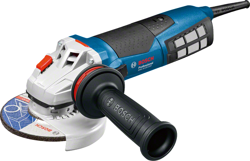 BOSCH Одноручная углошлифмашина GWS 19-125 CIST в кор. (1900 Вт, диск 125х22 мм, вибро, плавный пуск) BOSCH GWS 19-125 CI 060179S002