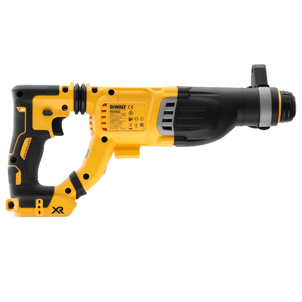 DEWALT Перфоратор аккумуляторный с бесщеточным двигателем DCH263 SDS-Plus 18В, 3 Дж DEWALT DCH263NT