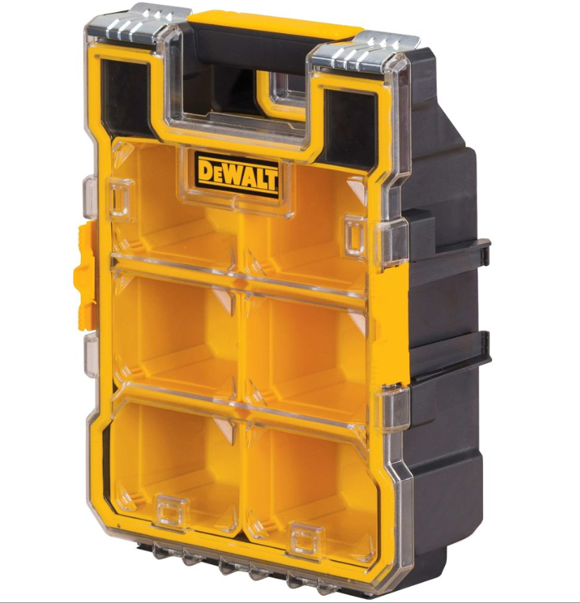 DEWALT Органайзер с металлическими защелками (11x34x26 см, 6 отсеков) DEWALT DWST14735