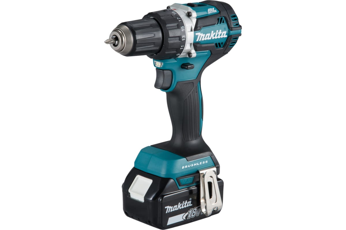 MAKITA Шуруповерт DDF484RT аккумуляторный (18V / 1*5.0 Ah / 54 Nm / BL / Кейс) MAKITA DDF484RT