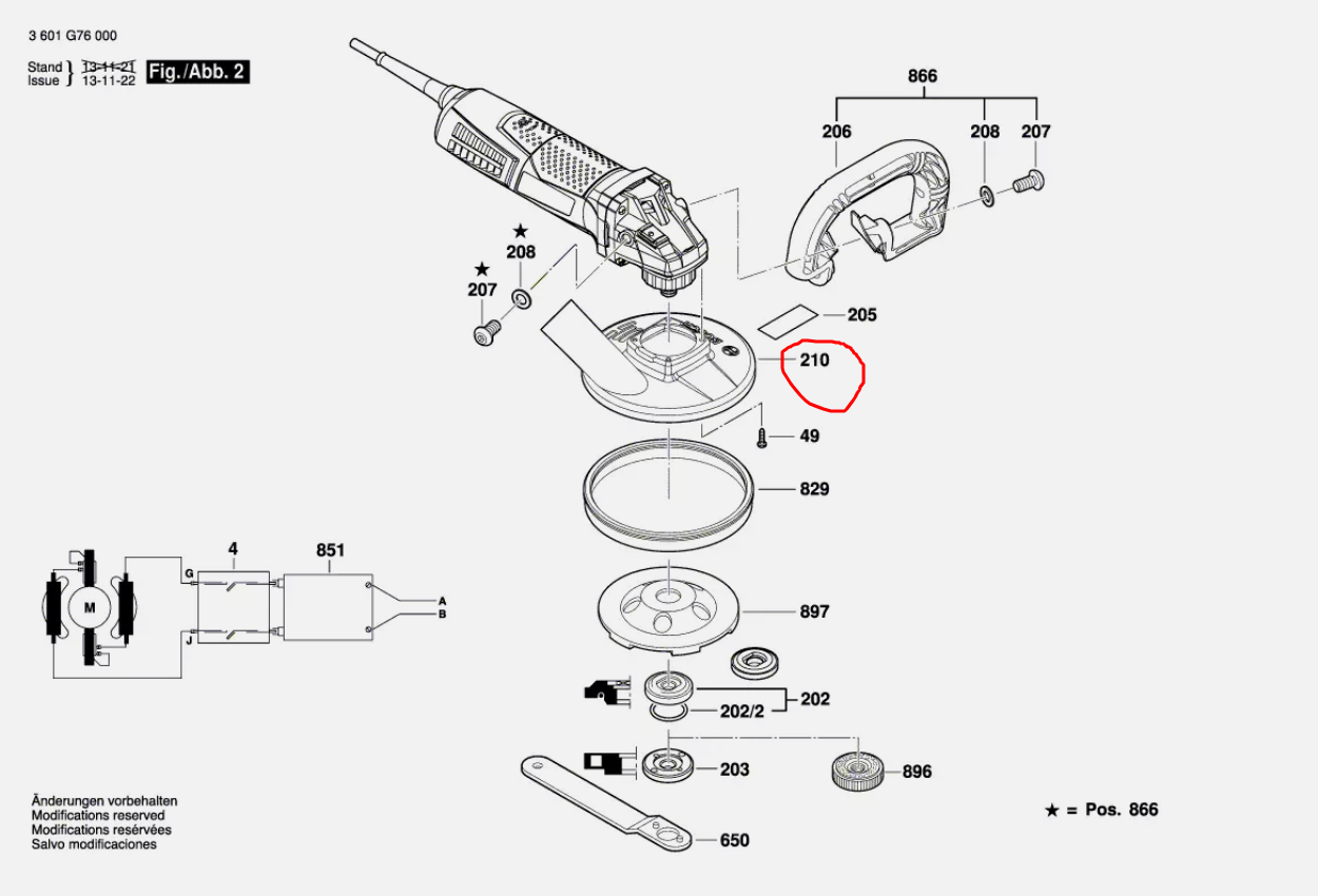 BOSCH Кожух вытяжной для шлифовальной машины BOSCH 3605510062