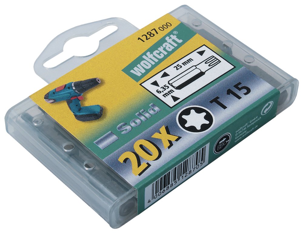 Wolfcraft Набор 20 бит T 10 Wolfcraft 1286000