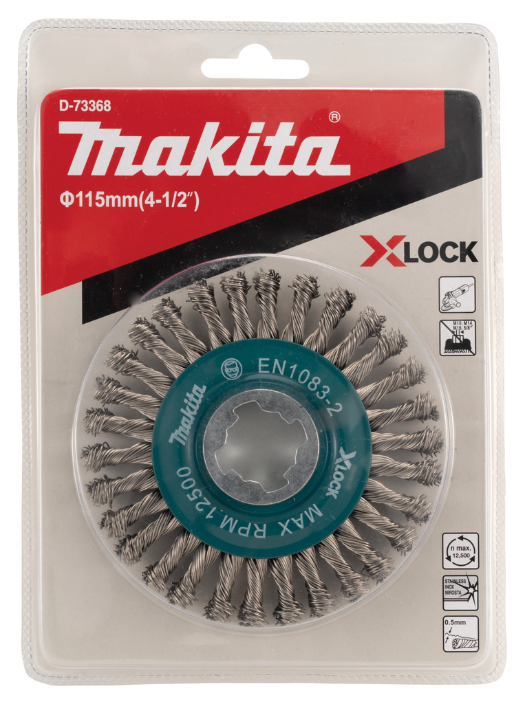 MAKITA Щетка проволочная дисковая X-lock MAKITA D-73368